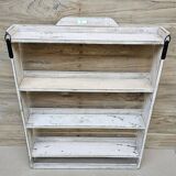 Burmese teak wall shelf