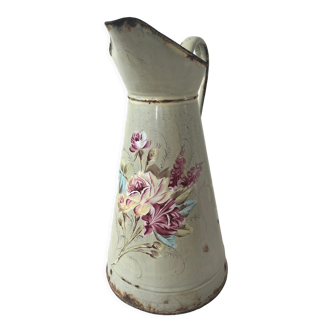 Broc old enamelled floral