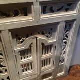 Mirror with colonial style shutters 60x70cm