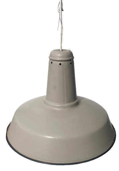 Suspension lampe vintage tôle