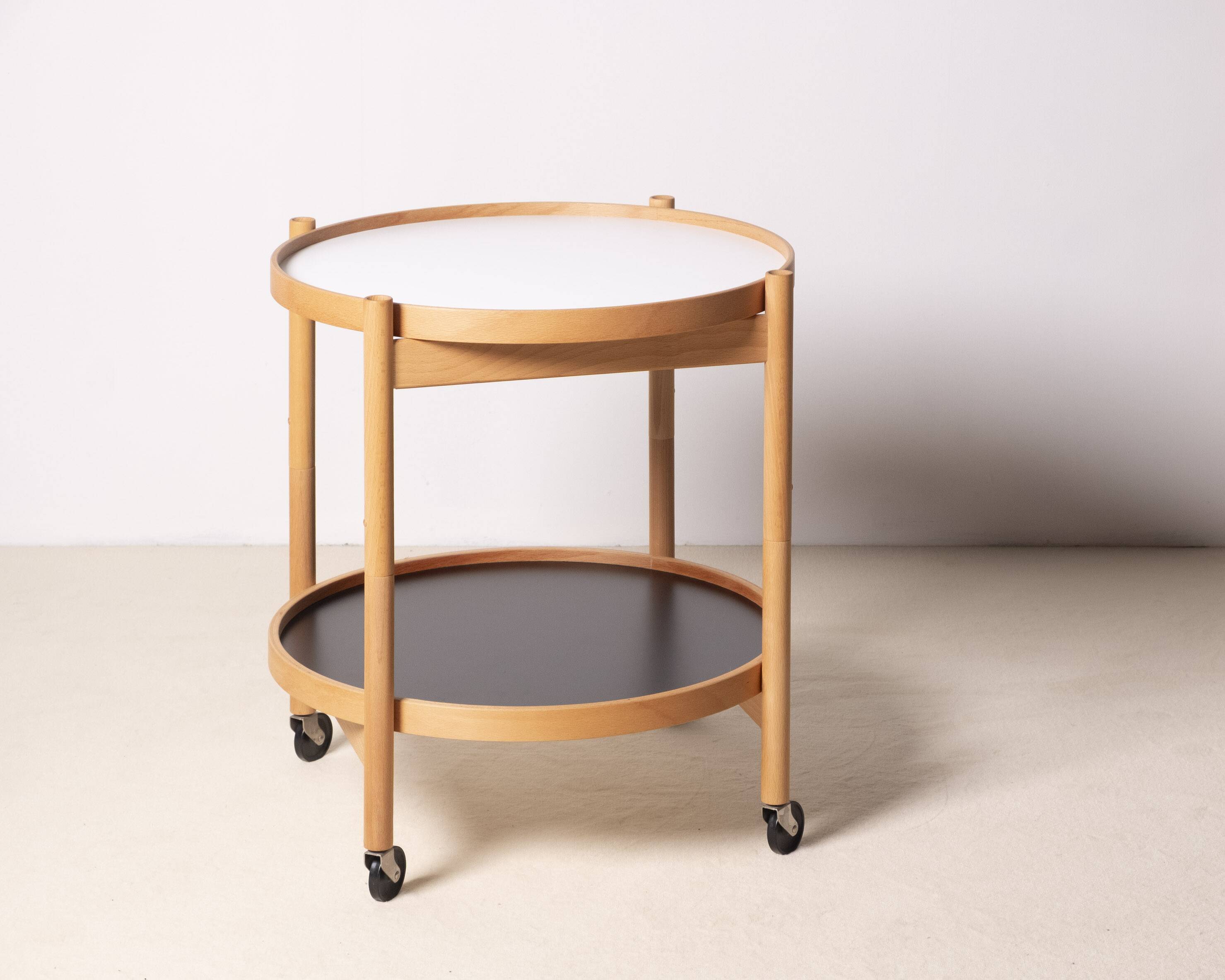 Folding service table Hans Bølling Model 50 by Brdr. Krüger in Denmark
