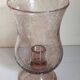 Vintage Biot blown glass tealight holder