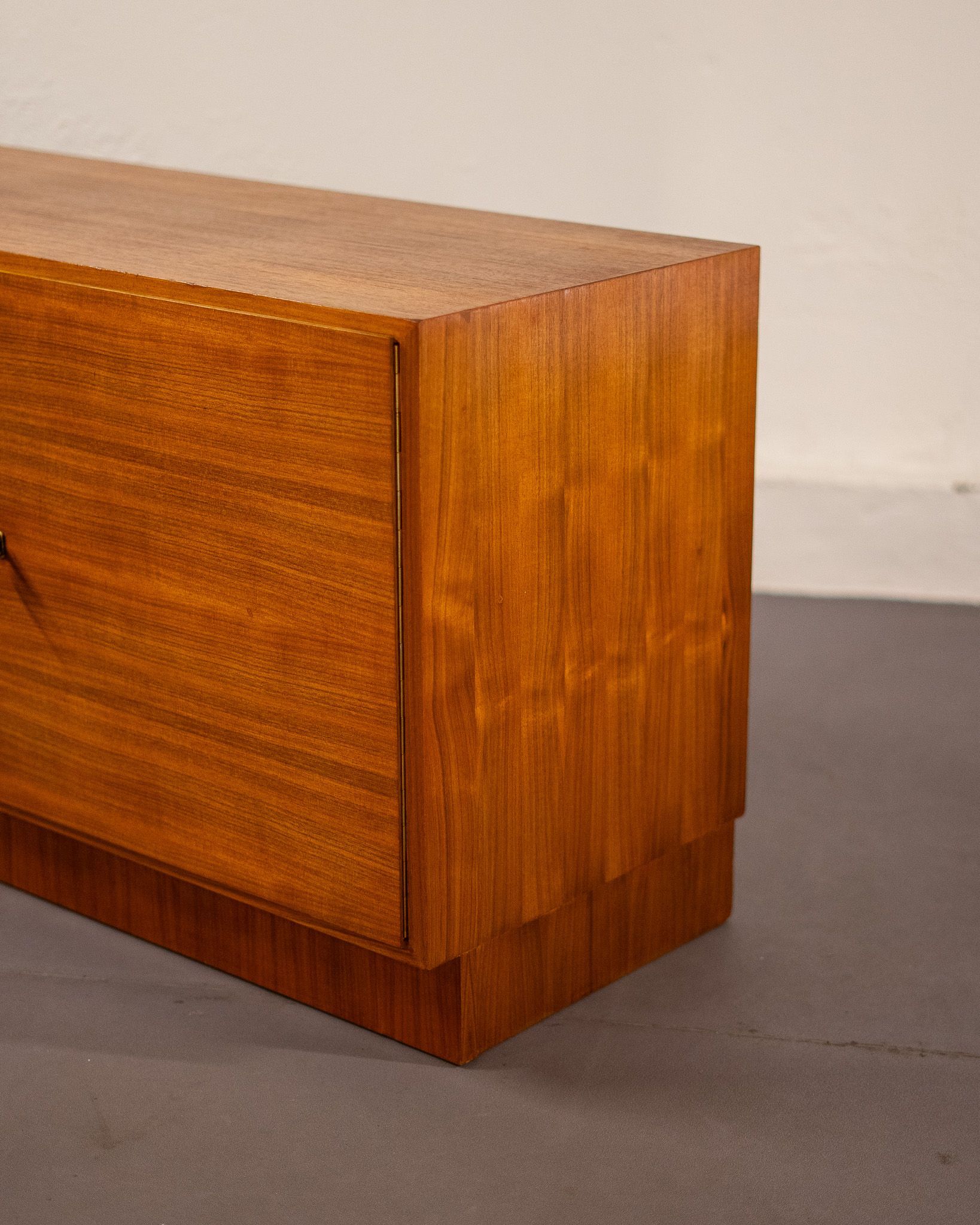 Compact mid-century teak sideboard