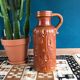 Vase de sol en céramique vintage XL Scheurich 488-45, poterie ouest-allemande