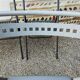 Set of five folding chairs