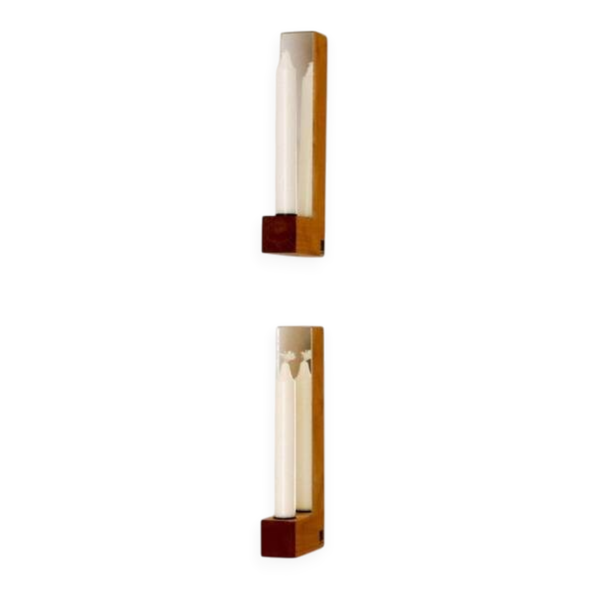 Pair of mid-century Scandinavian sconces