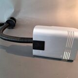 1970 Targetti Sankey workshop lamp in brushed aluminum.