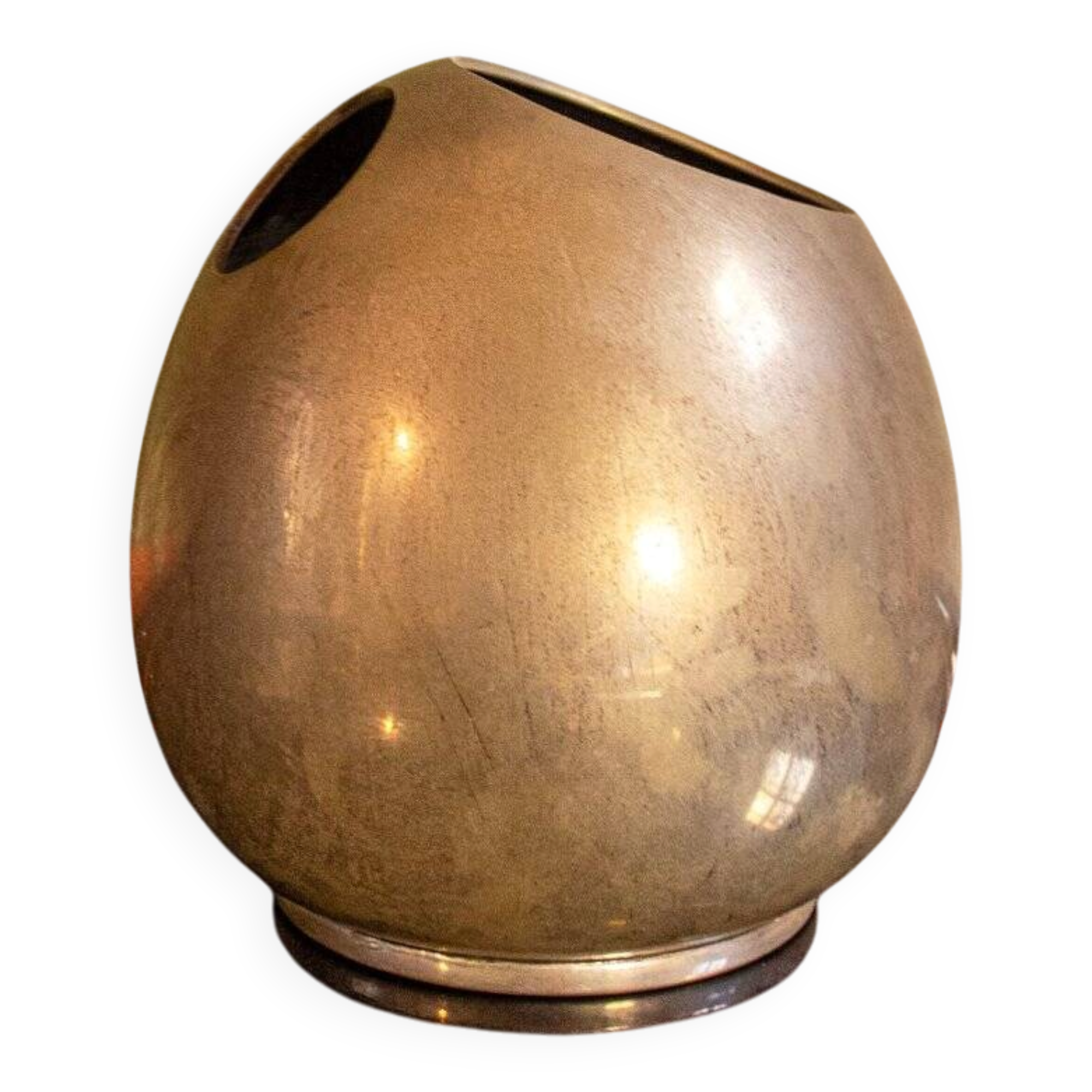 Spatialist silver vase, Italy, 1960s