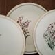 Vintage Floral Pattern Gien Earthenware Dinner Plates