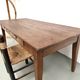 Solid oak farmhouse table, 1930s.