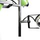 Vintage Amilux green pendant light 3 vintage retro 70 spots