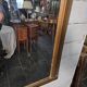 Trumeau art déco doré, miroir biseauté