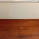 Antique sewing machine cabinet
