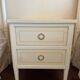 Solid wood bedside table