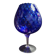 Vintage cobalt blue glass vase Empoli