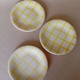 3 Salins dessert plates