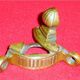 45 Triangular fixing tips for stair mat bar. Bronze, 19th