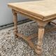 Table de ferme poncée rallonge jusqu'à 2,54m