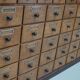 Antique Large German Oak Apothecary / Pharmacy Cabinet, 1920/1930s