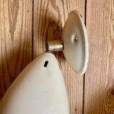 Pair wall lamps enamel
