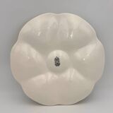 GIEN white earthenware oyster plates, 1960s