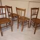 Set of 4 vintage bistro chairs