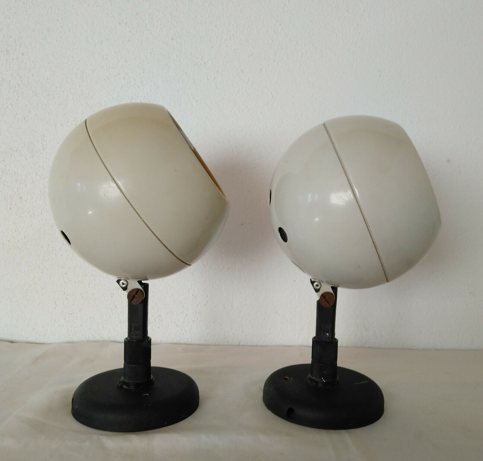 Pair of design wall lights 1970