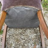 4 vintage velvet armchairs