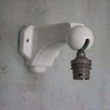 Vintage wall light, porcelain wall sconce, bracket, Art Deco.