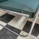 Set of 2 Green Mauser tubular chairs model RS7 Bauhaus 1930s