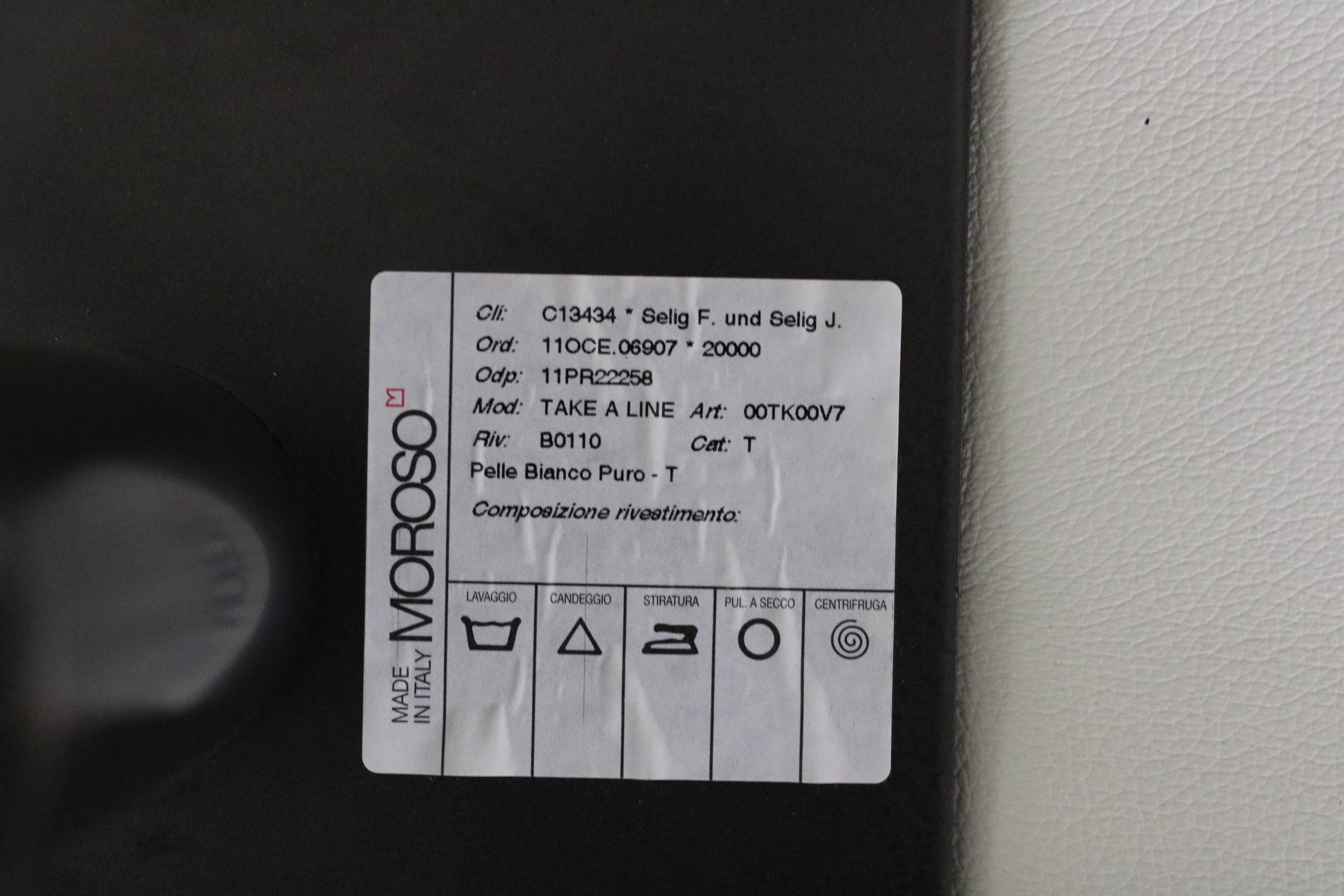 Set of  Lounge Chair and Ottoman By Alfredo Haberli for Moroso