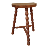 Stool tripod beaded feet