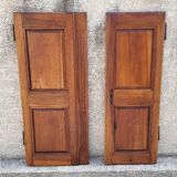 Pair of cabinet doors to make a closet