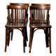 Série de 4 chaises bistrot