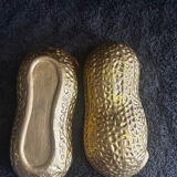 Vintage 1960s-70s ceramic peanut box