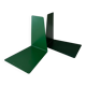 Vintage bookends Soennecken, bookend metal, library, bookshelf, book holder green