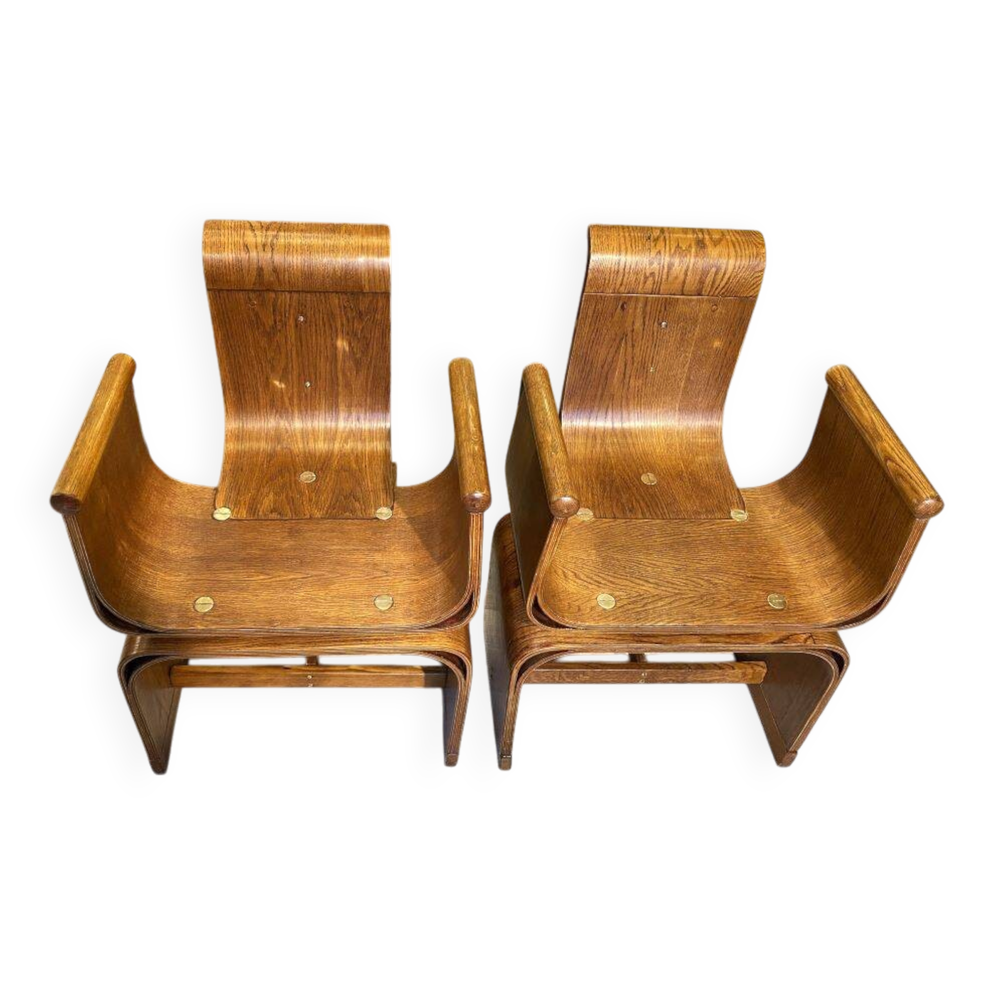 Tulip Design Bentwood Chairs