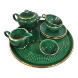 DUO tea service, Saint Clément, Vintage, green