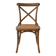 Chaises bistrot à dossier croisillon, assise cannée