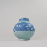 Art Deco Vase Gustavsberg Sgraffito Josef Ekberg, Sweden, 1922