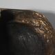 Sculpture de bol en coquillage en bronze antique
