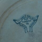 Iron earth serving dish from the Franco-English company