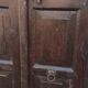 Old dark wooden cabinet