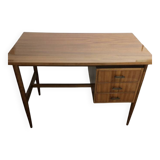 Vintage Scandinavian desk from the 1960s – Mahogany veneer – Dovetail joint