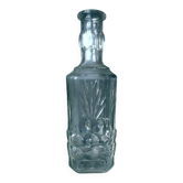 Vintage cut glass whisky carafe 25 cm