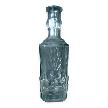 Carafe à whisky en verre taillé vintage 25 cm