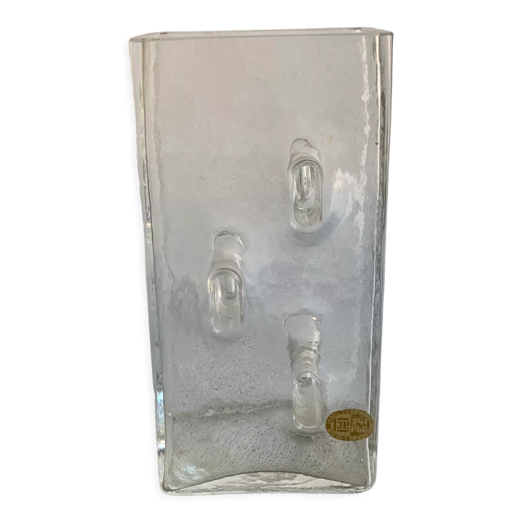 Block vase by Tirol Riedel, Austria, 1960s