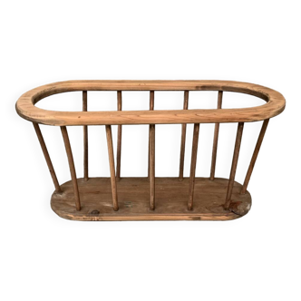 Vintage Scandinavian style magazine rack