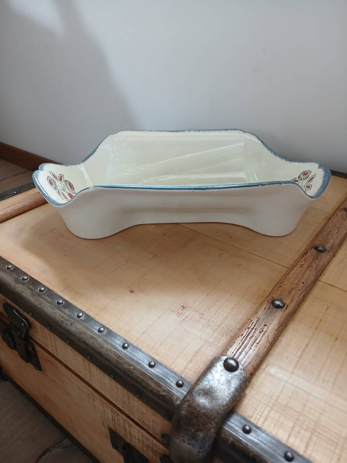 Antique asparagus dish