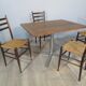 Suite de 4 chaises vintage